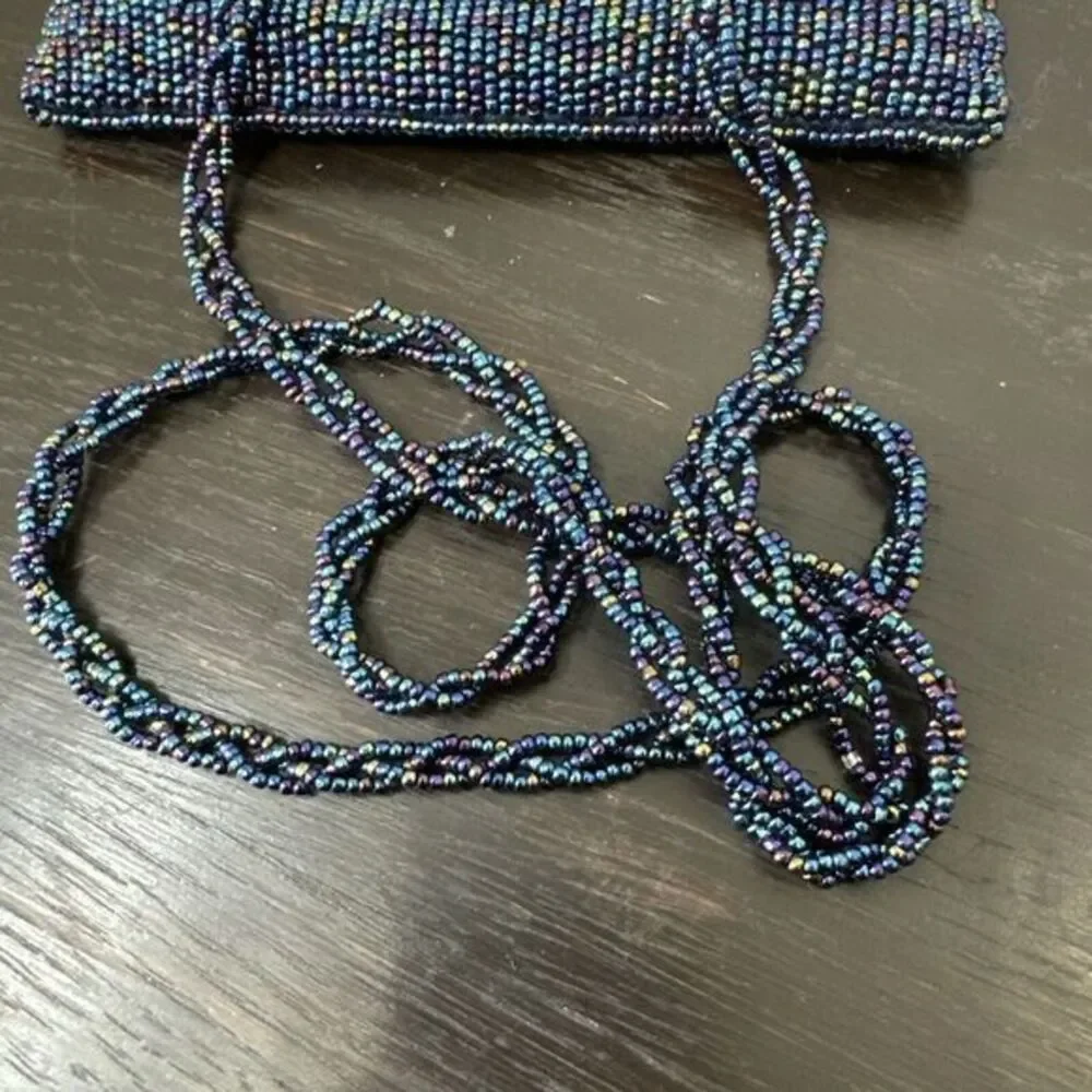 Iguana Beaded Bag 5.75